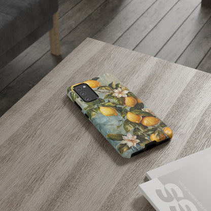 Mediterranean Lemon Tile Oil Painting iPhone 13 Case