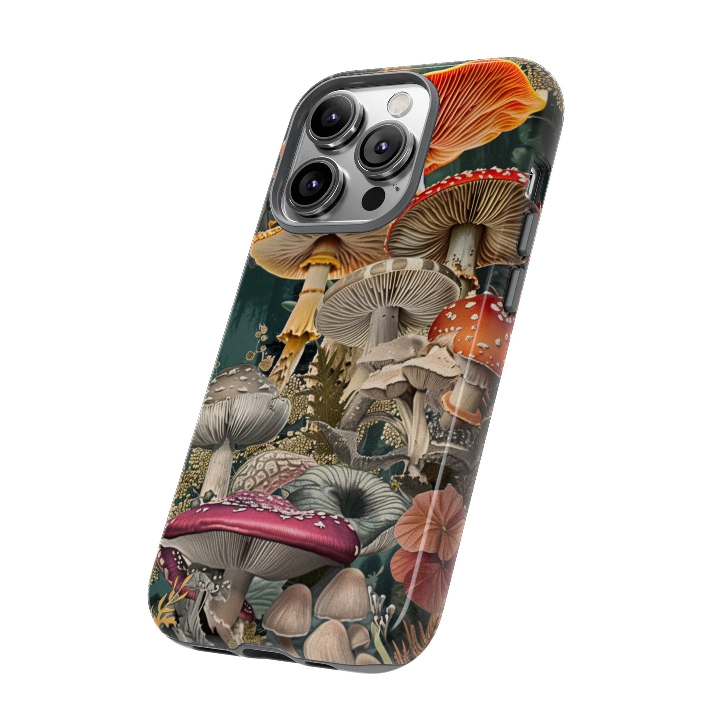 Vintage Illustration Mushroom Collage Phone Case