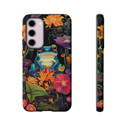 Floral Frogs Elegance Phone Case for Google Pixel, iPhone & Samsung Galaxy