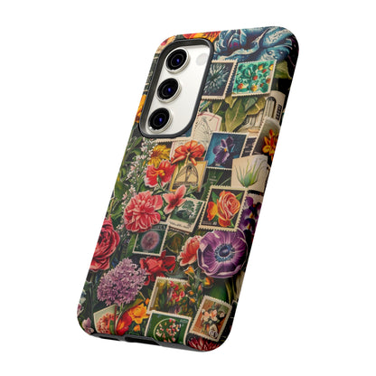 Vintage Floral Stamps Phone Case