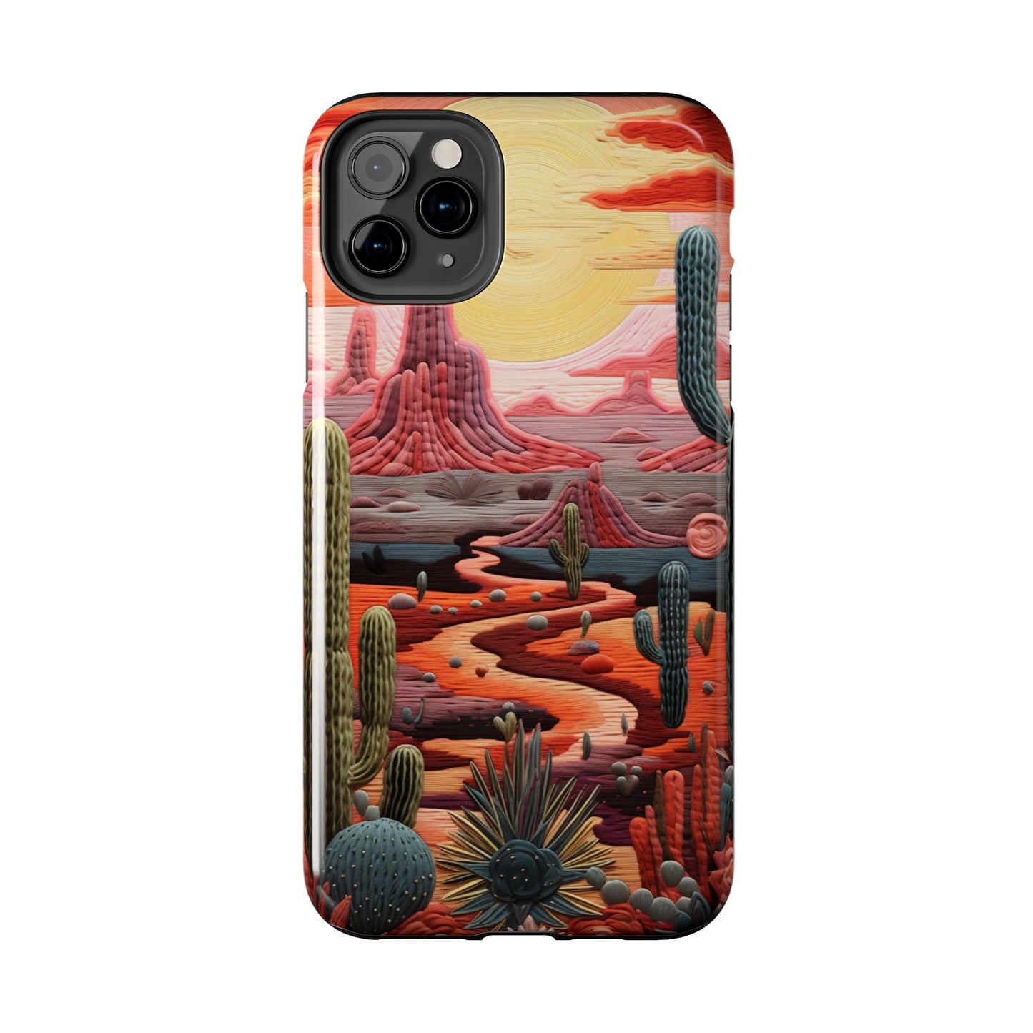 Cactus Desert Sunset Phone Case