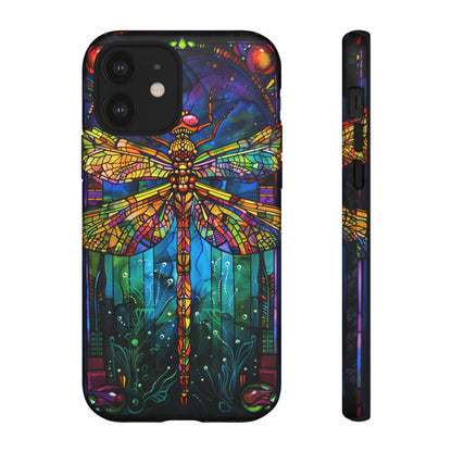 Art Deco Stained Glass Dragonfly Phone Cover