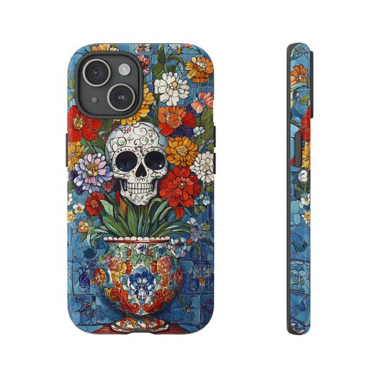 Mexican Talavera tile phone case for iPhone 15