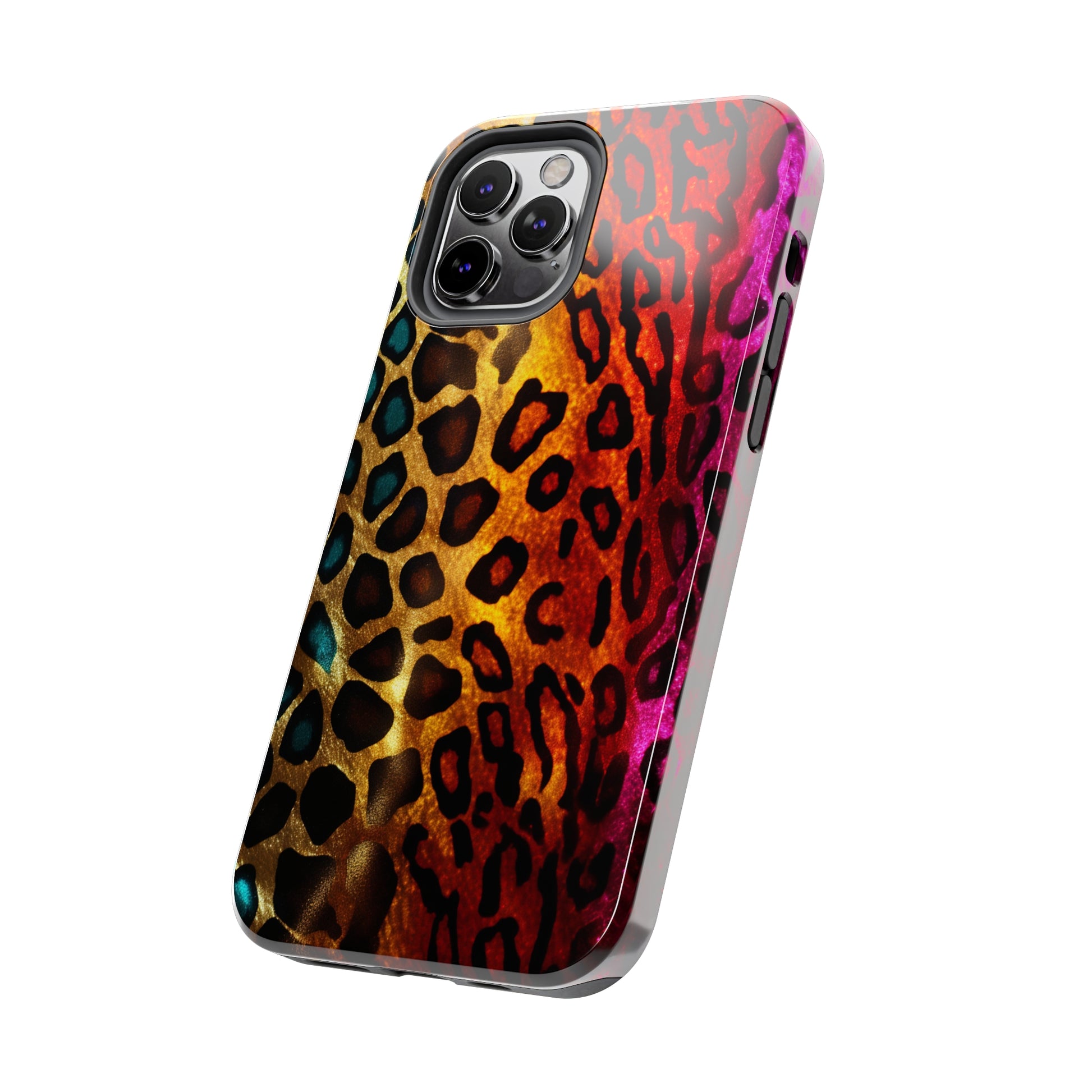 iPhone 13 Psychedelic Leopard Design