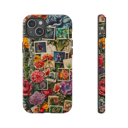 Vintage Floral Stamps Phone Case