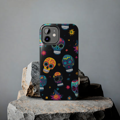 Sugar Skull iPhone Case | Day of the Dead Elegance for Apple iPhone Models