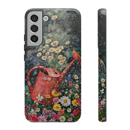 Flowers and Watering Can Floral Oil Painting Phone Case