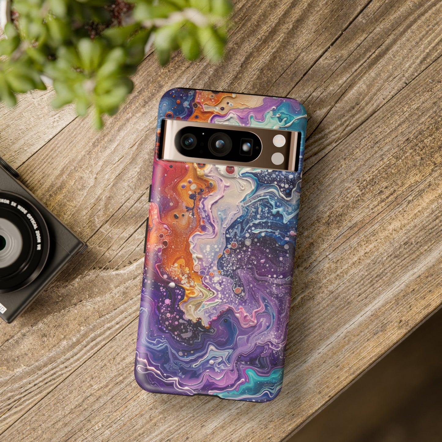 Trippy Psychedelic Color Waves Phone Case