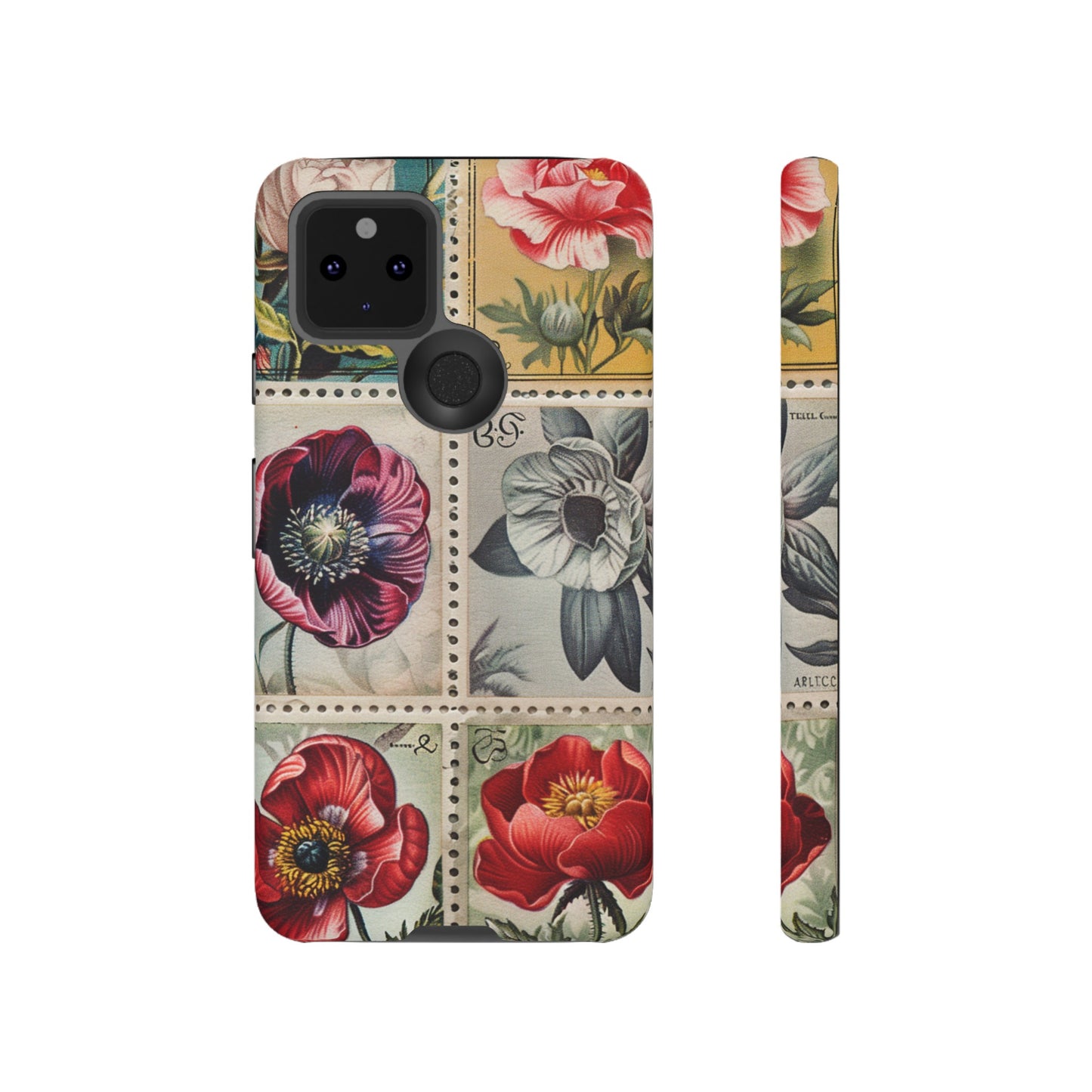 Vintage Floral Stamps Phone Case