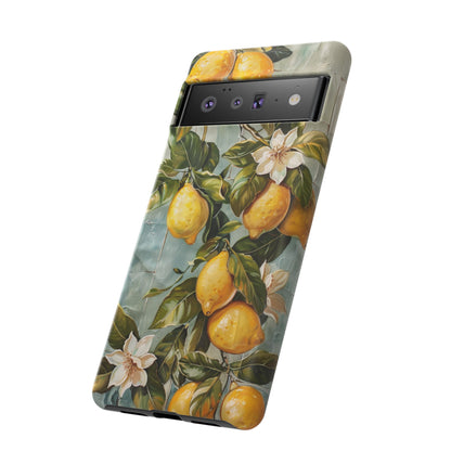 Mediterranean Lemon Tile Oil Painting iPhone 13 Case