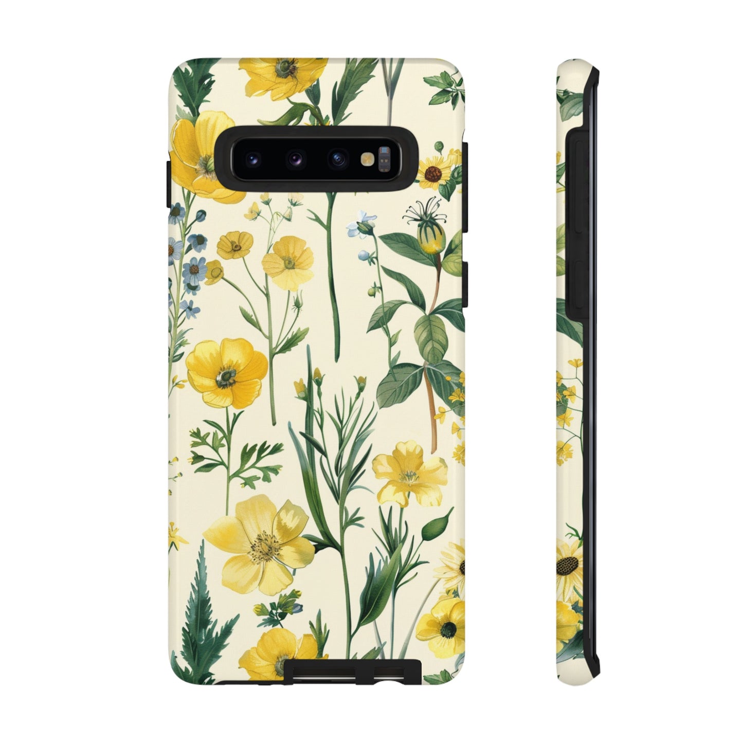 Floral Sage Yellow Wildflower Phone Case