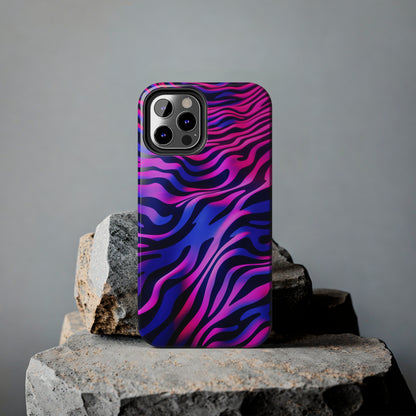 Wild Illusion: Trippy Tiger Stripes Mystique | Dynamic iPhone Case