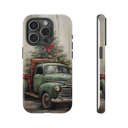 Christmas Pickup Truck Phone Case for iPhone