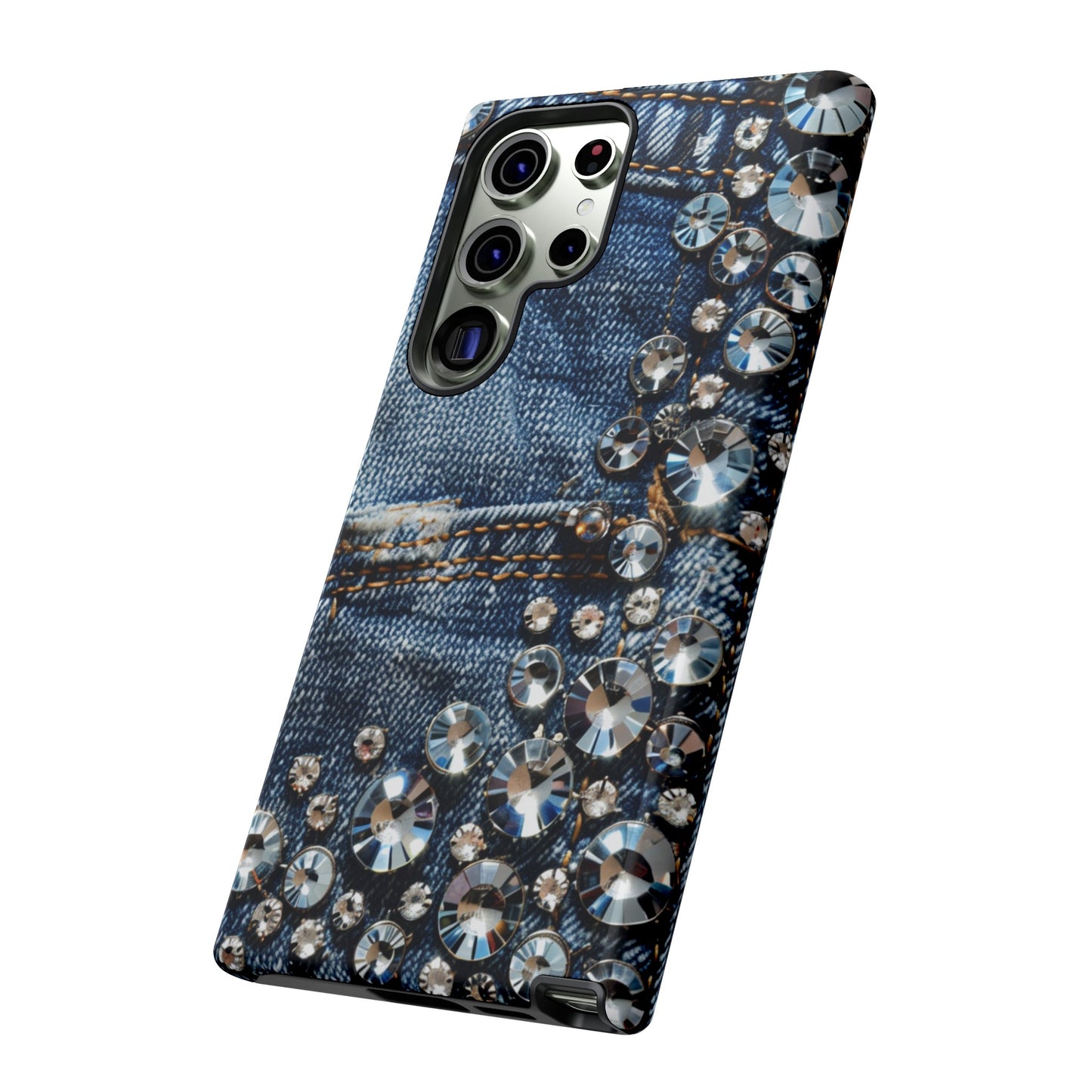 Blue Jean Queen Rhinestone Bling Phone Case