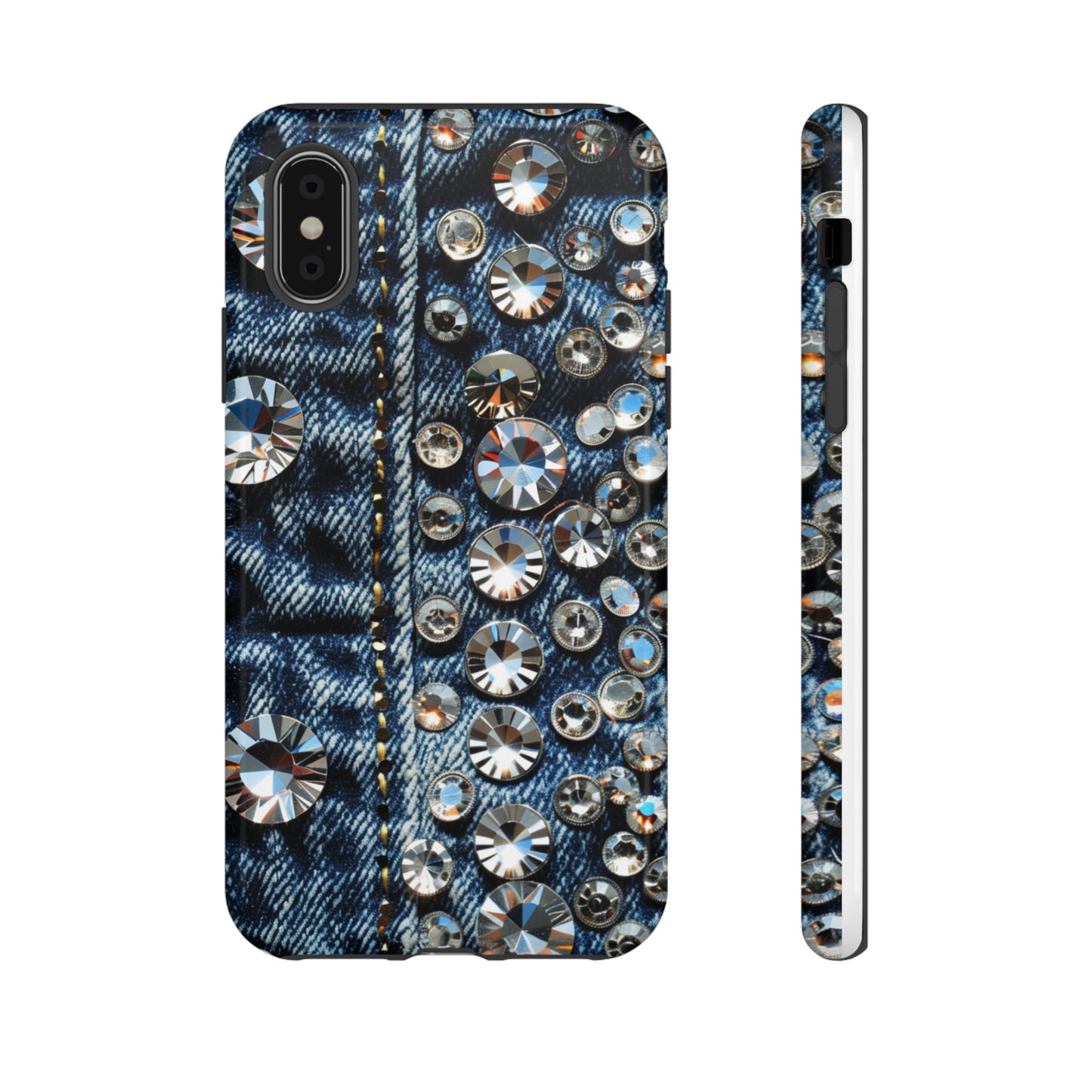 Blue Jean Queen Rhinestone Bling Phone Case