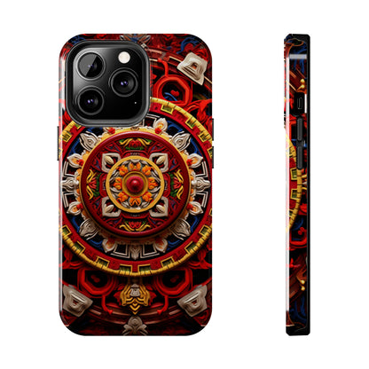 Mystical Visions: Psychedelic Tibet Mandala | Buddhist iPhone Case