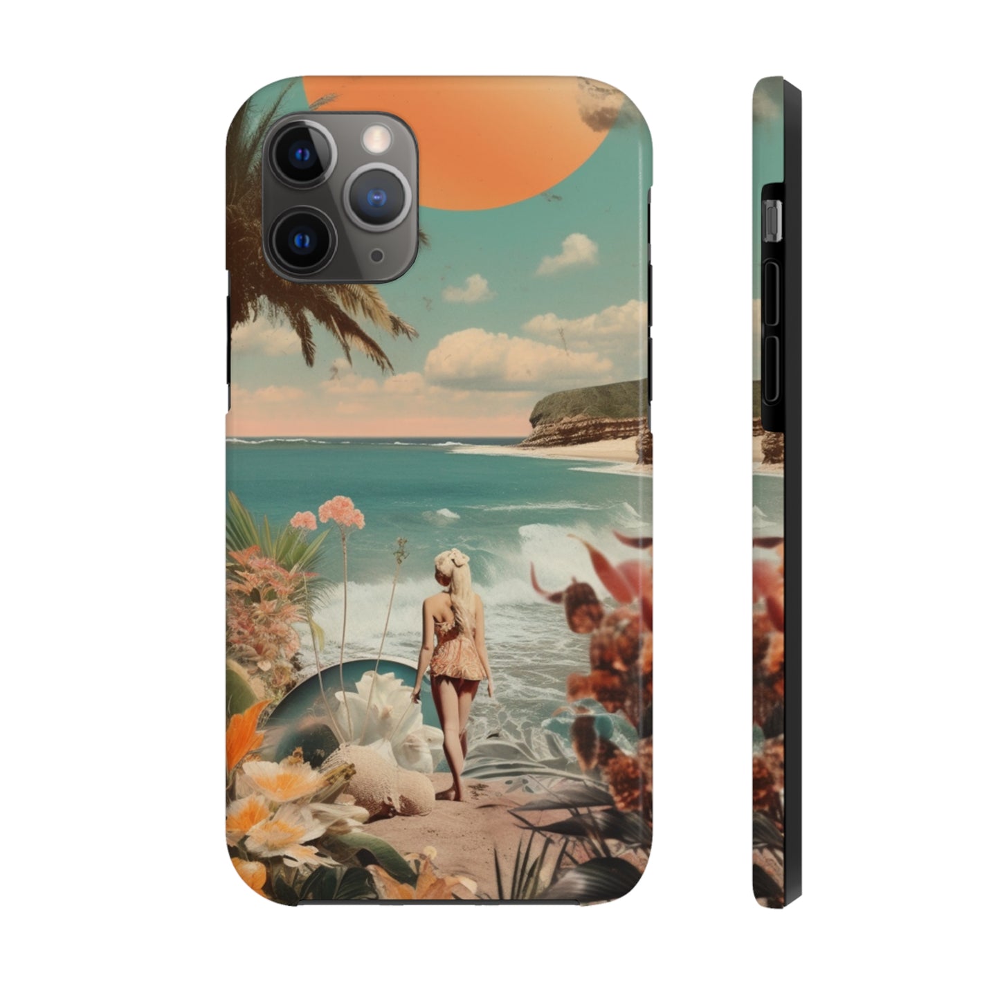 A Day at the Beach iPhone Tough Case | Embrace the Serenity of Coastal Living with Reliable Protection