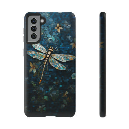 Vintage Mosaic Style Dragonfly