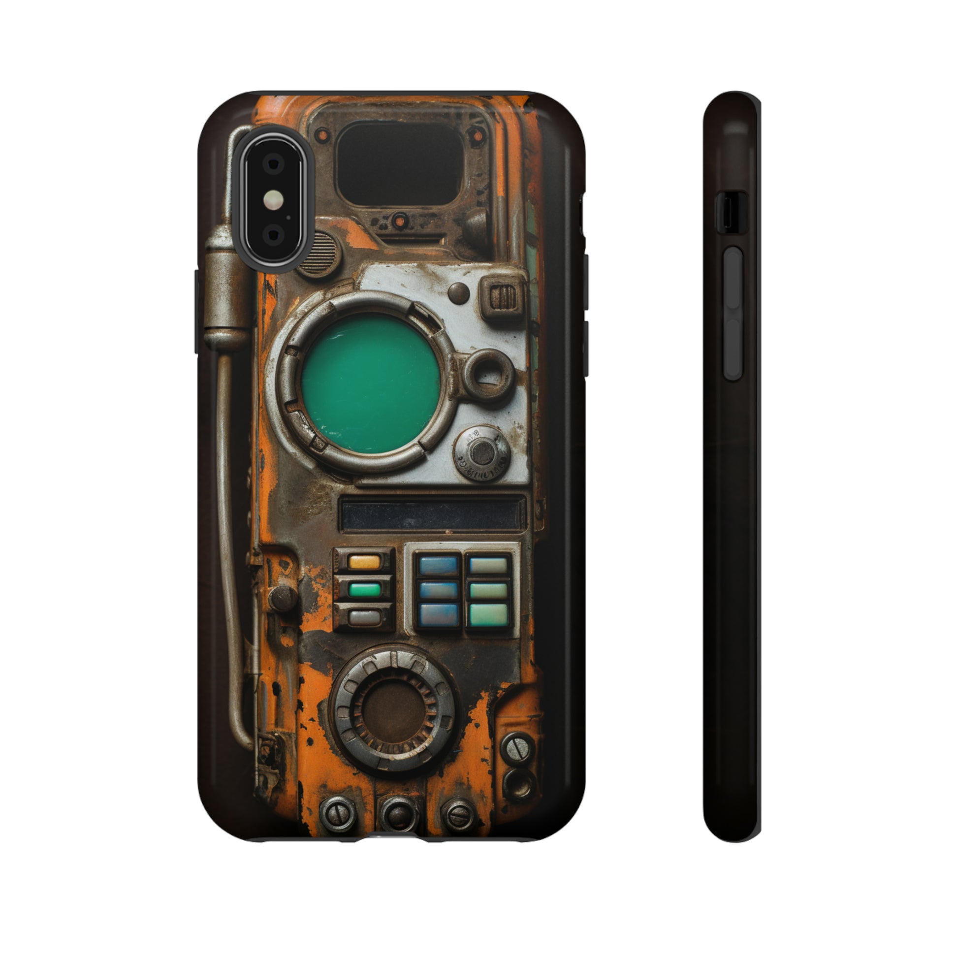 Tech-themed tough cover for iPhone 13