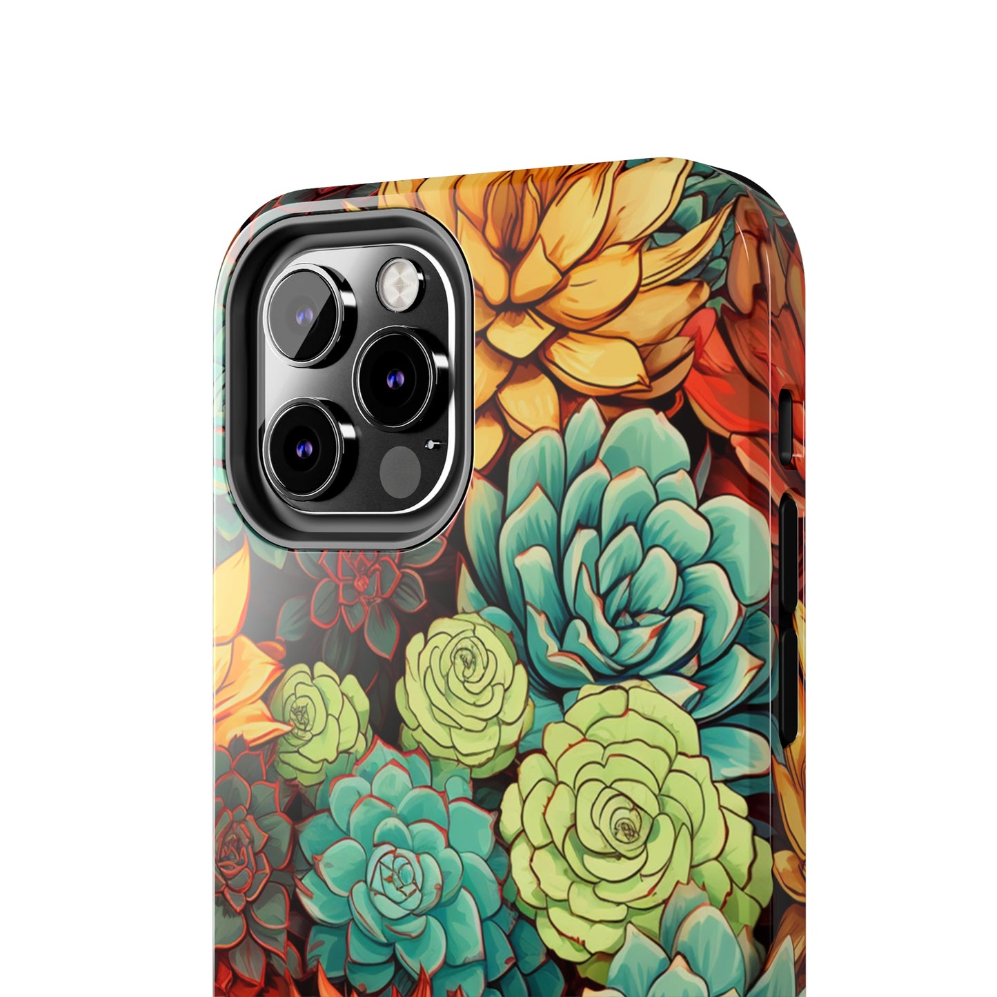 Succulent Desert Cactus Floral iPhone Case | Embrace the Beauty of Arid Elegance