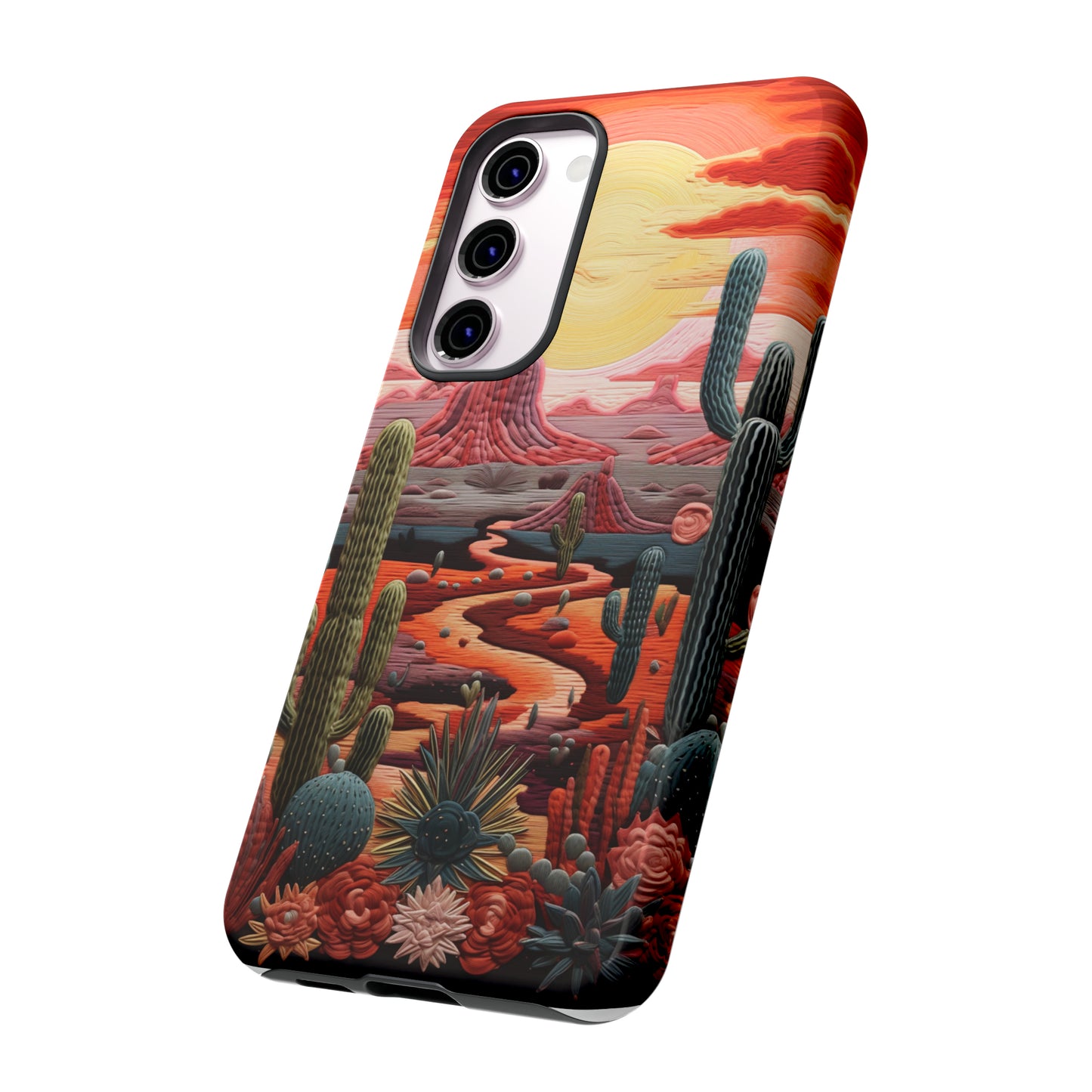 Cactus Desert Sunset Phone Case