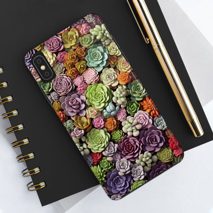 Succulent Desert Cactus Floral iPhone Case | Embrace the Beauty of Arid Elegance