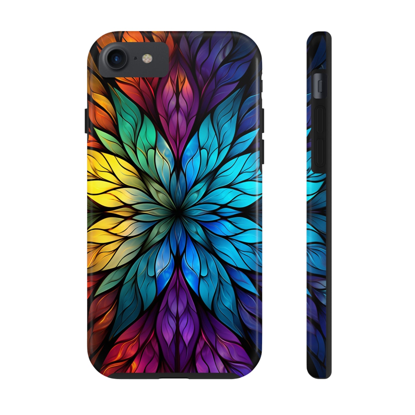 Trippy Psychedelic Colorful Flowers Floral Aesthetic Phone Case