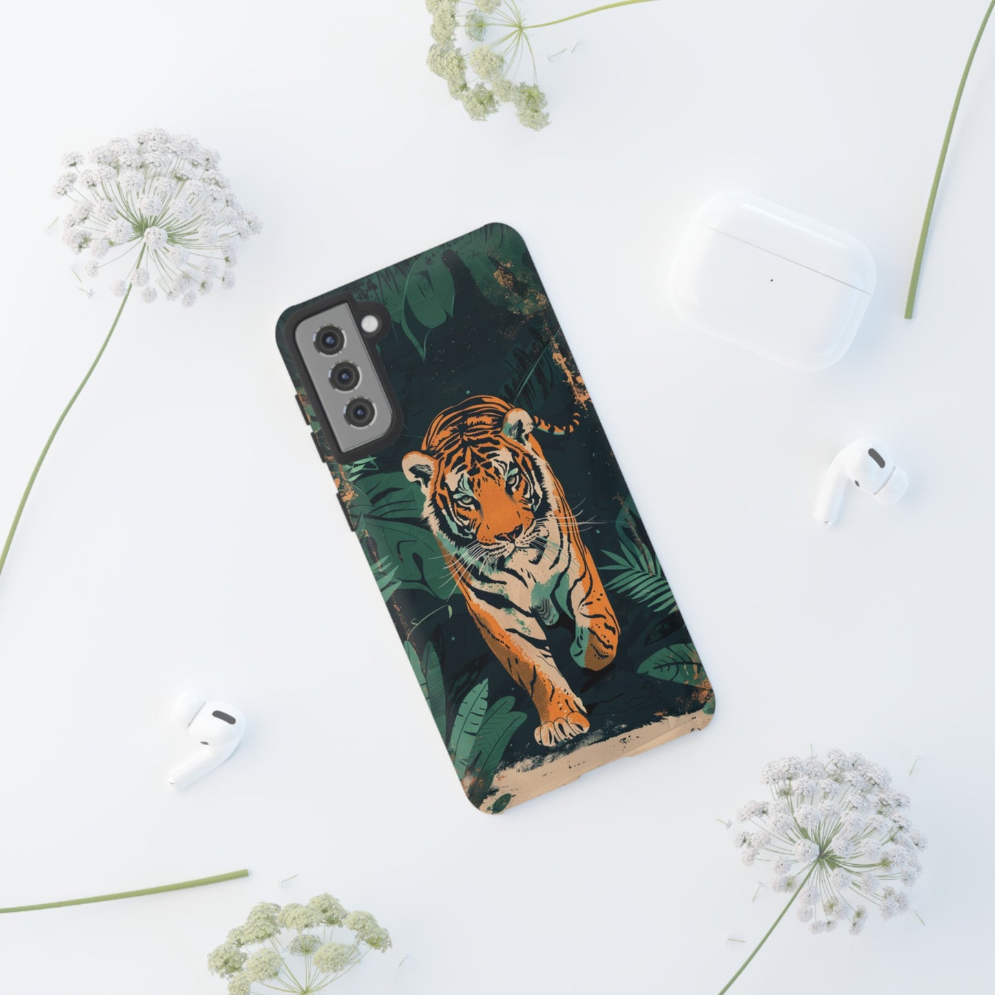 Retro Jungle Tiger Phone Case