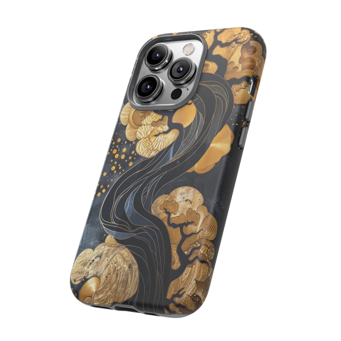 Gold and Silver Tree of Life Design Phone Case