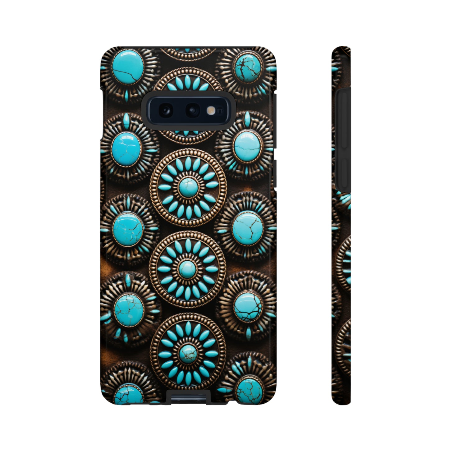 Vintage Navajo Native American Turquoise Concho Phone Case