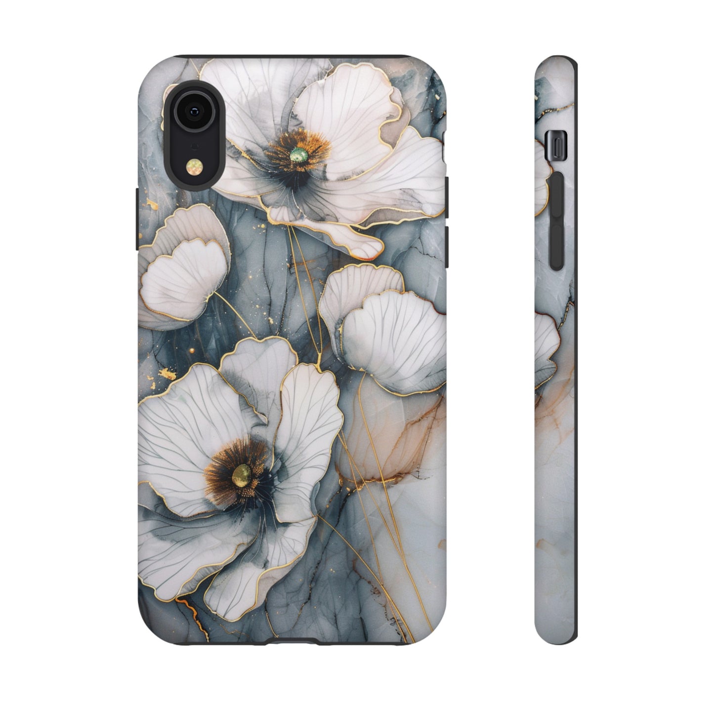 Flowers and Gold Phone Case