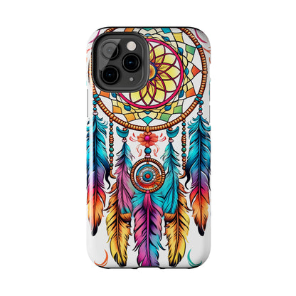 Psychedelic Native American Dreamcatcher iPhone Case | Fusion of Art and Cultural Heritage