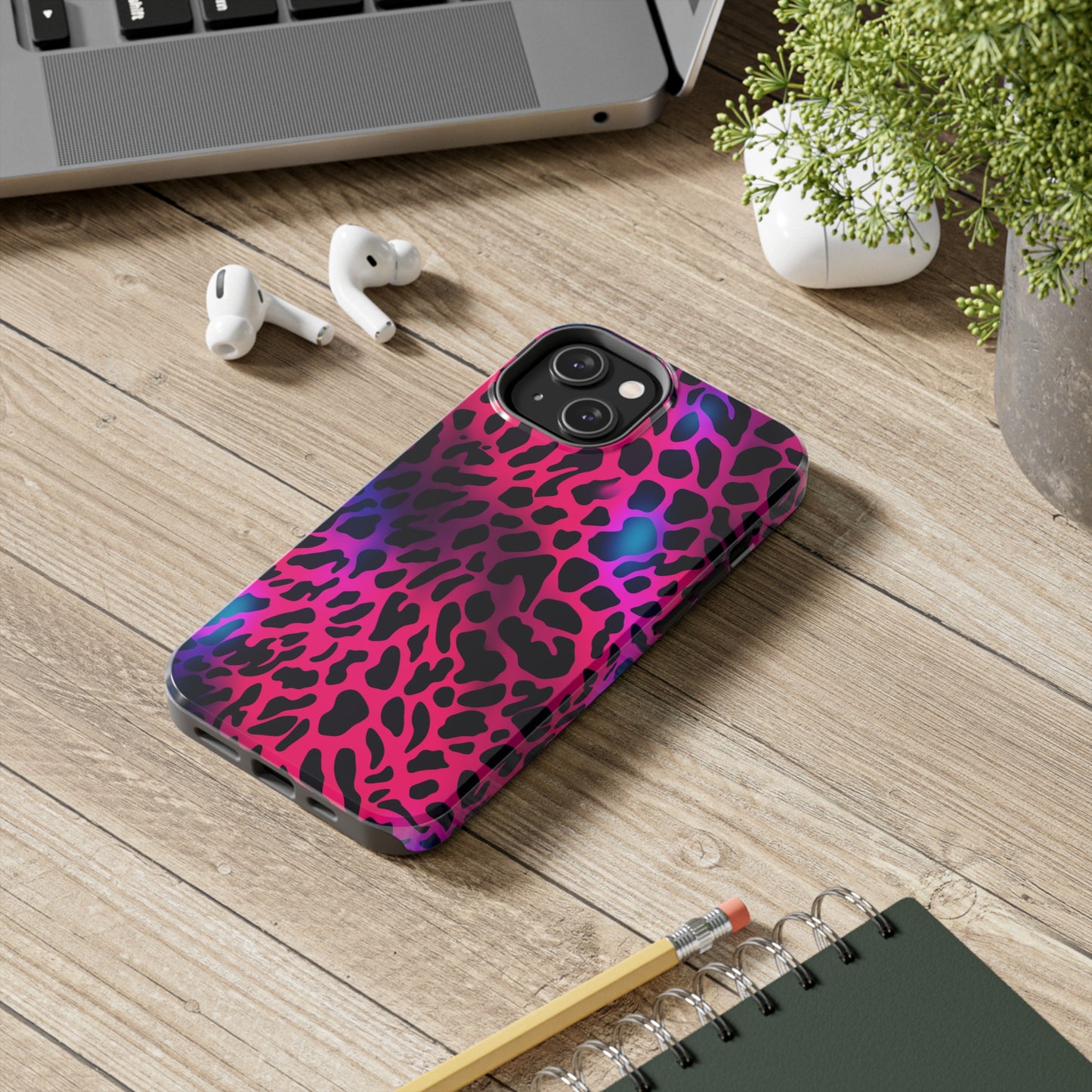 Wild Child: Trippy Leopard Spots Mystique | Dynamic iPhone Case