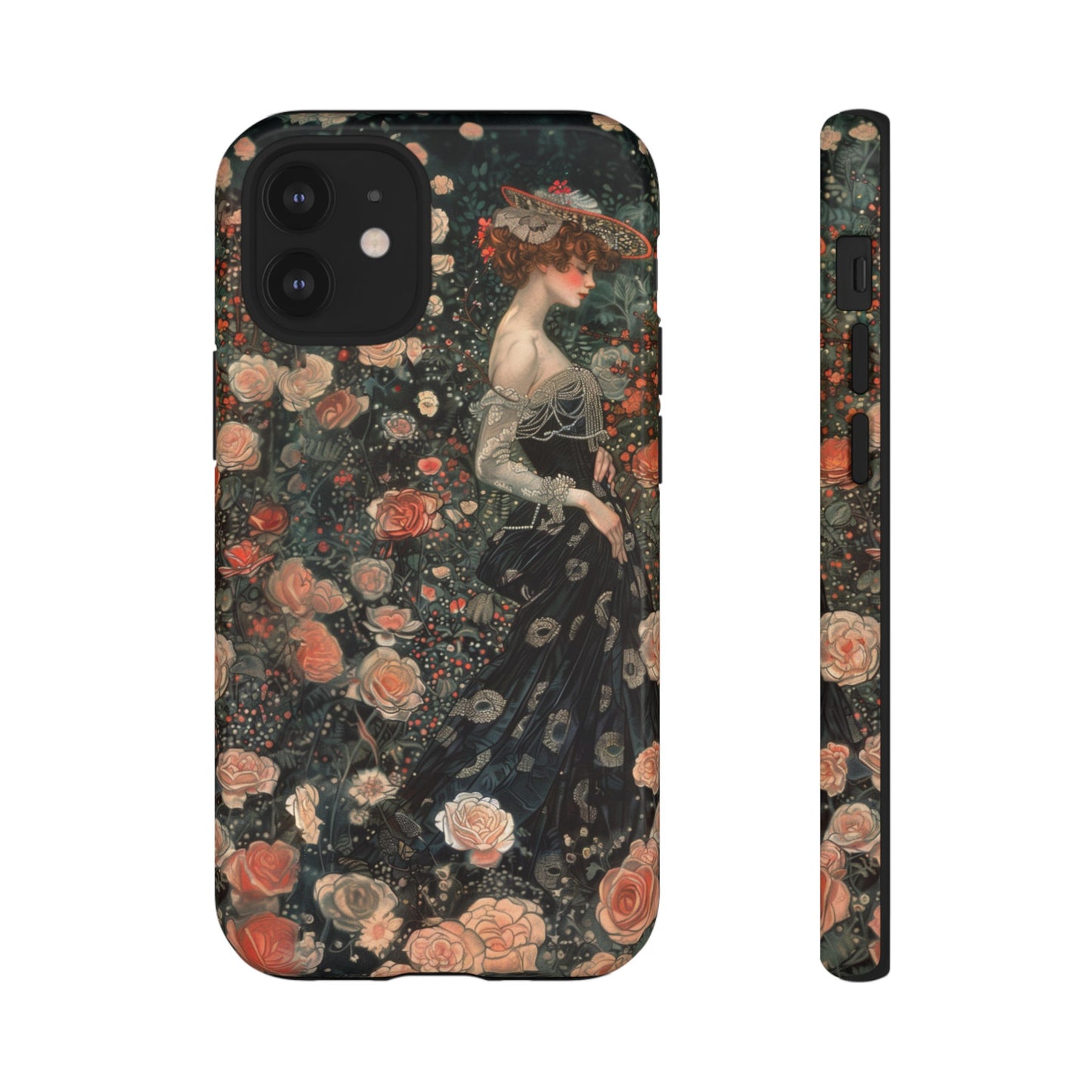 Art Nouveau French Floral Beauty Painting Phone Case