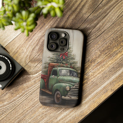 Christmas Pickup Truck Phone Case for iPhone