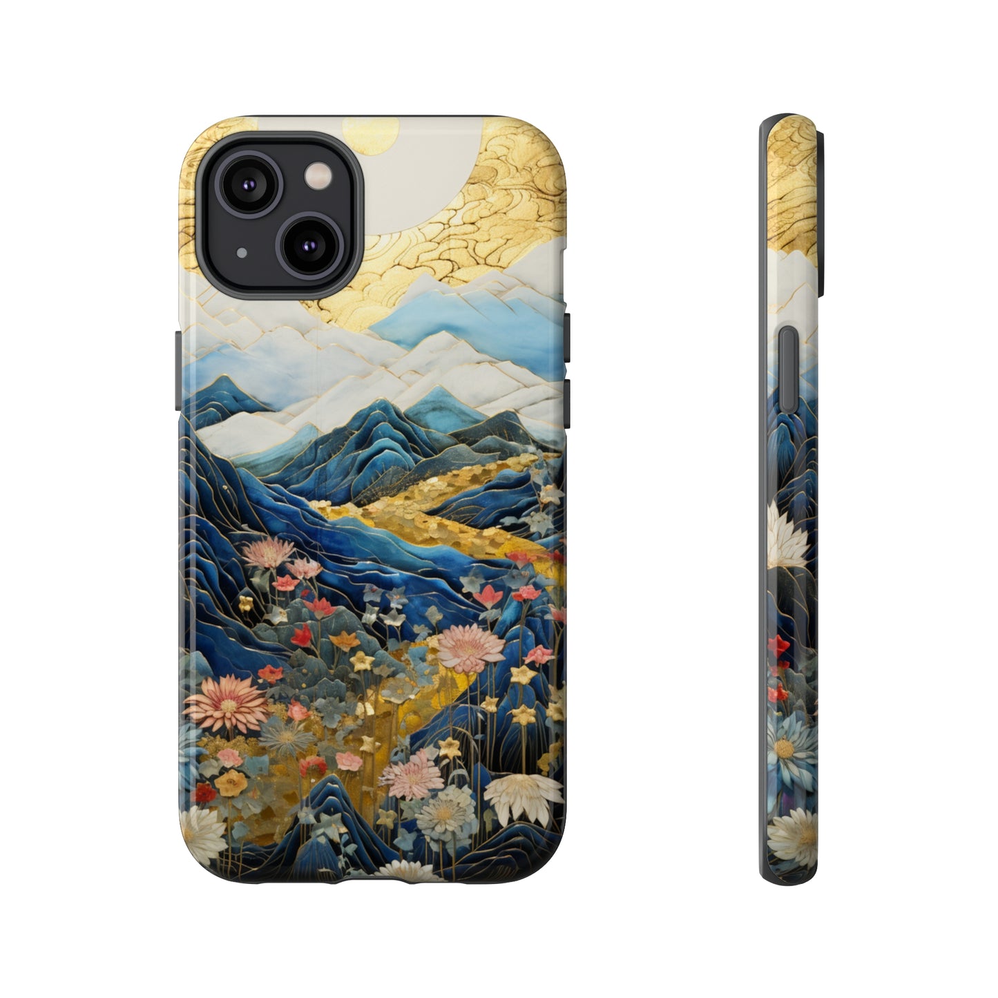 Chiyogami Floral Tough iPhone Case Japanese Boho