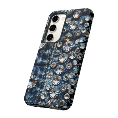 Blue Jean Queen Rhinestone Bling Phone Case