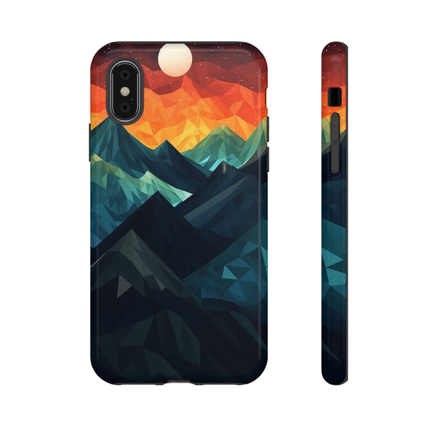 Mountain Abstract Tough Case | Embrace Nature's Beauty with a Durable Phone Case