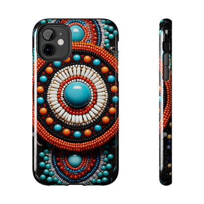 Native American Beadwork iPhone Case | Embrace Traditional Craftsmanship with Artistic Elegance