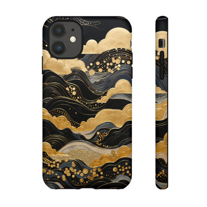 Chiyogami Mountains Tough Phone Case fits Galaxy S23 S22 S21 S20 Plus Ultra | Iphone 14 13 12 11 8 Pro Max Mini | Pixel 7 6 Pro 5 | Japanese