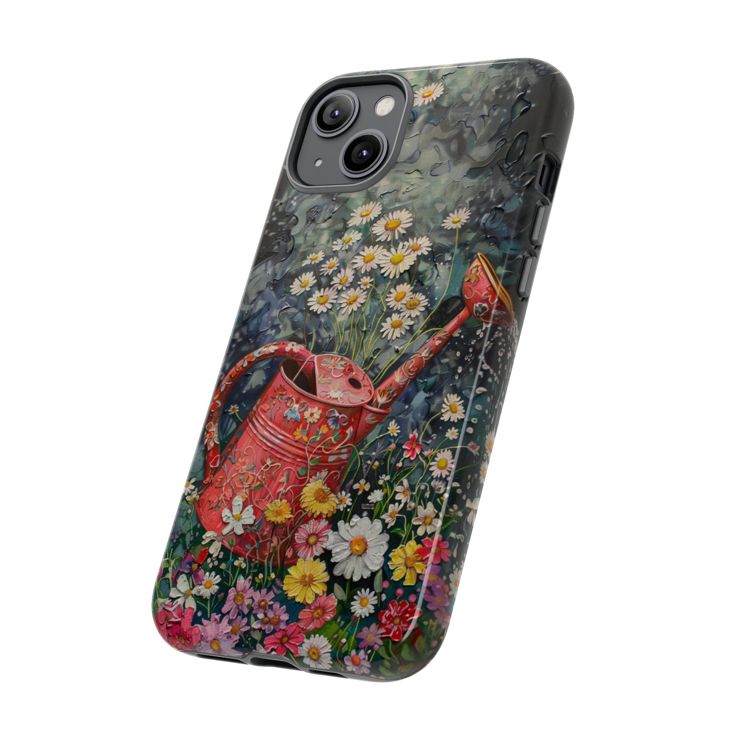 Flowers and Watering Can Floral Oil Painting Phone Case