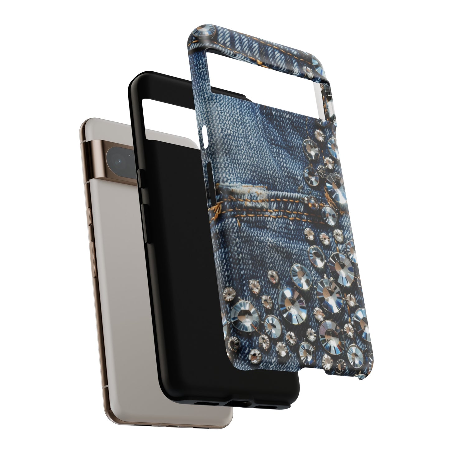 Blue Jean Queen Rhinestone Bling Phone Case