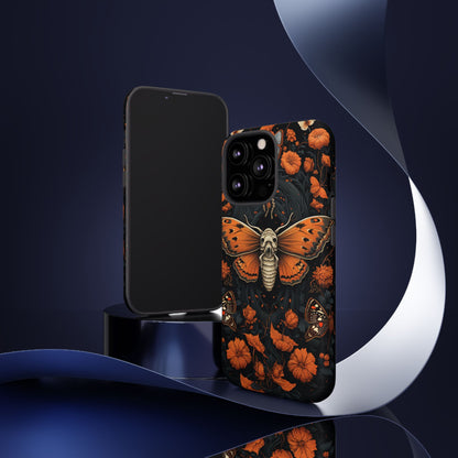 Eerie Elegance Halloween Goth Moth Phone Cover