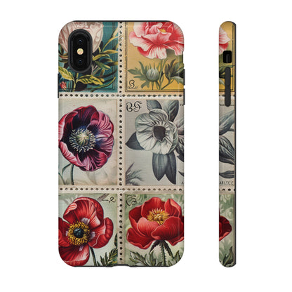 Vintage Floral Stamps Phone Case