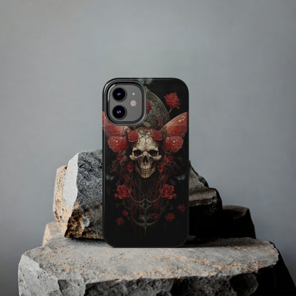 Deadhead Moth Gothic Dark Academia iPhone Case | Embrace Mysterious Elegance