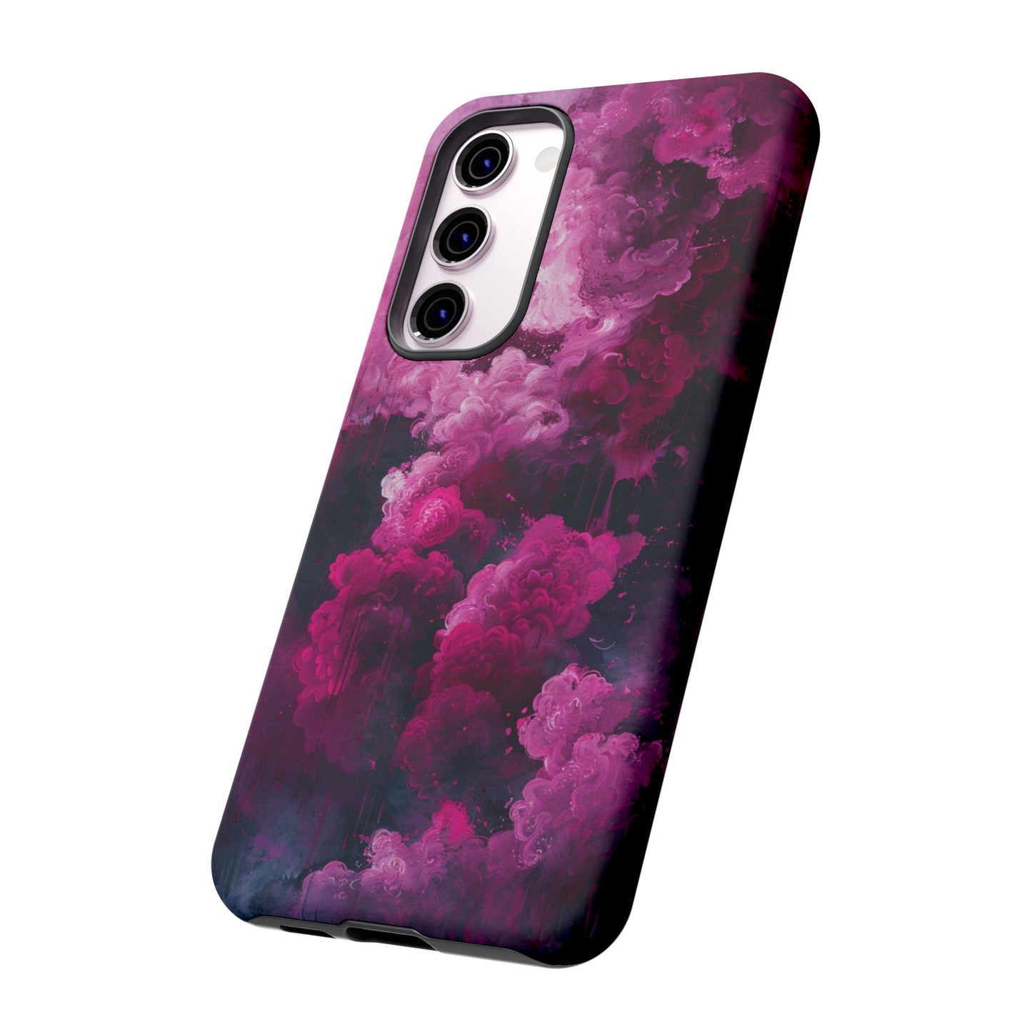 Magenta and Blue Color Explosion Phone Case