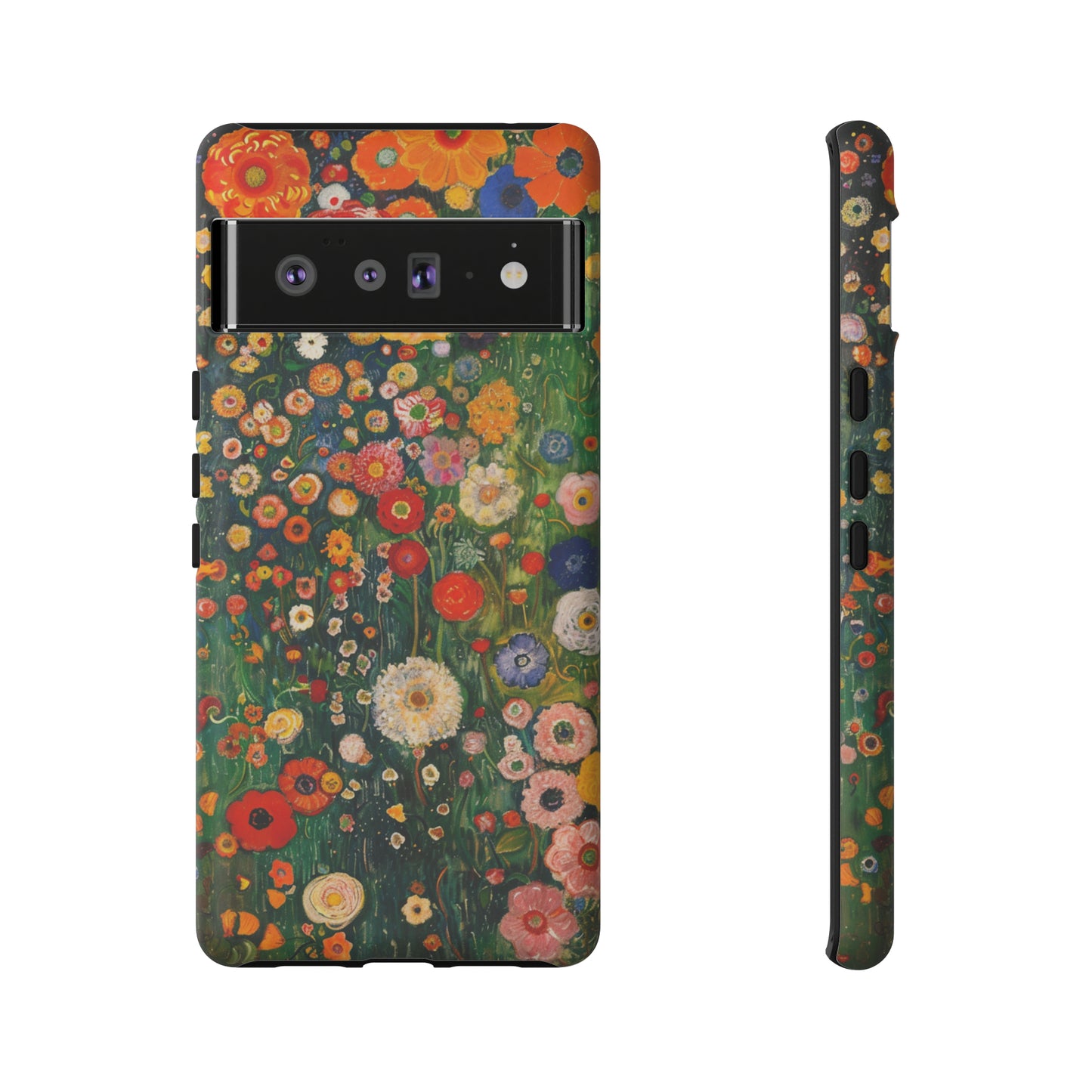 Gustav Klimt Style Flower Garden Painting Phone Case