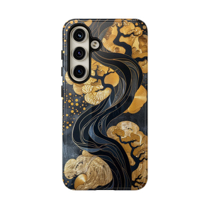 Gold and Silver Tree of Life Design Phone Case