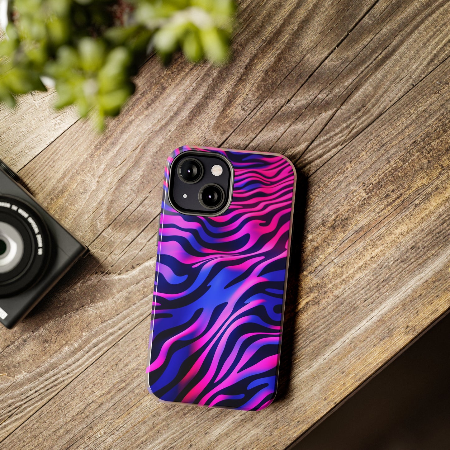 Wild Illusion: Trippy Tiger Stripes Mystique | Dynamic iPhone Case