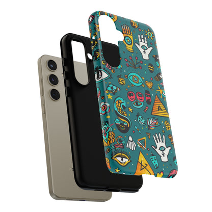 UFOs and Ancient Egypt Talisman Collage Phone Case